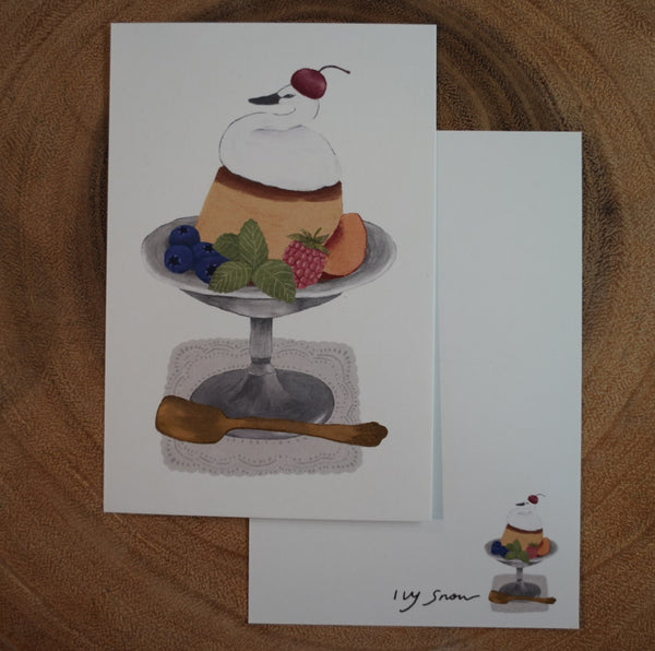 Ivy Snow Greeting Card, Desserts | 森空問候卡, 點心