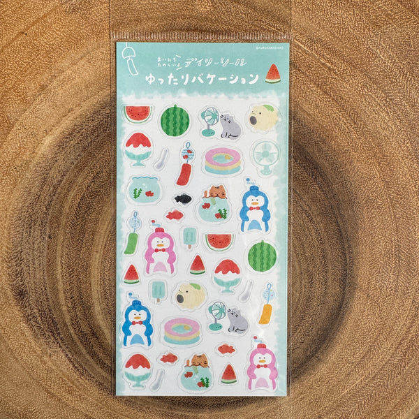 Furukawa Shiko Sticker, Summer Days | 古川紙工系列貼紙