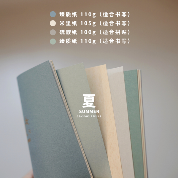 a.moment Notebook Insert, Summer | 手帳內芯