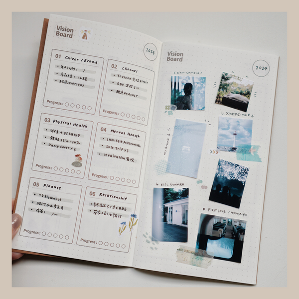 a.moment Notebook Insert, Yearly Planner | 手帳內芯