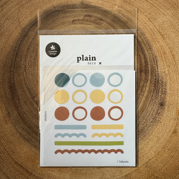 Suatelier Plain Deco Sticker, Transparent | Suatelier Plain Deco 貼紙