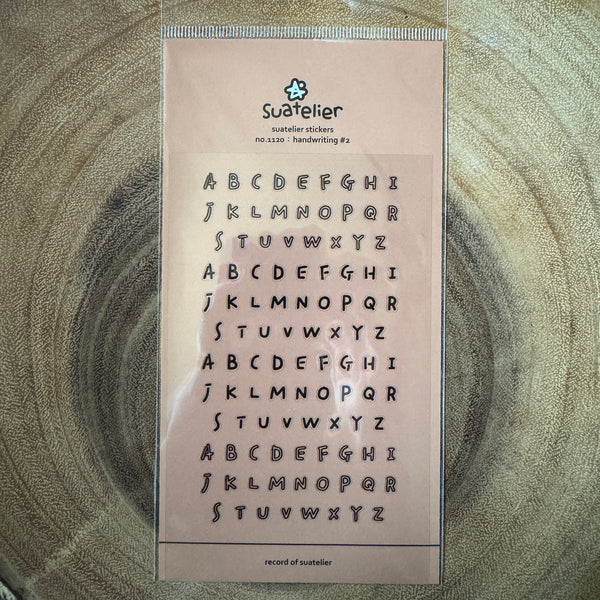 Suatelier Sticker, Handwriting | Suatelier貼紙